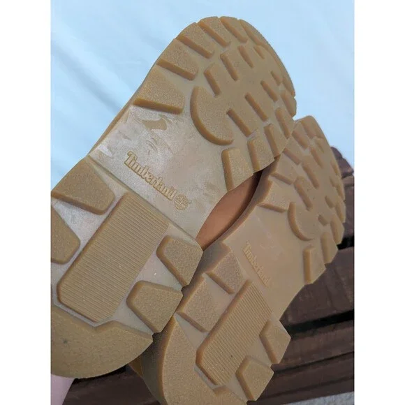 Timberland Linden Woods 6" Women's 7 Waterproof Leather Boot In Wheat A161G - Picture 11 of 15